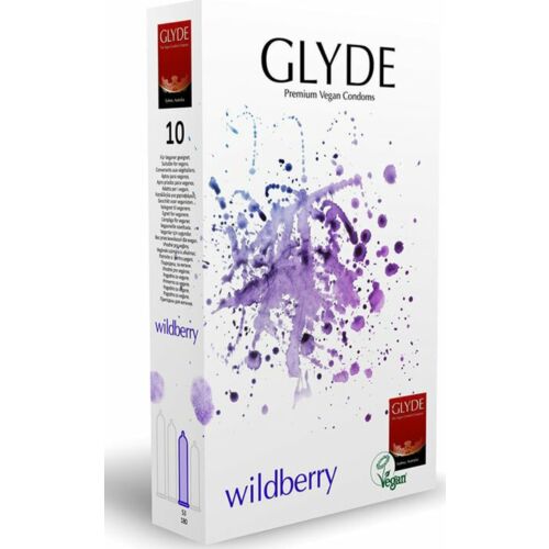 Prezerwatywy Glyde Ultra Wildberry 10 sztuk – smak i etyka