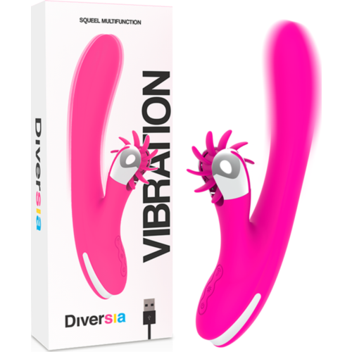Wibrator DIVERSIA BUNNY VIBRATING 24 CM z potężną wibracją