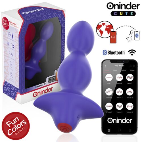 Plug anal ONINDER CUTE z 9 trybami wibracji i aplikacją