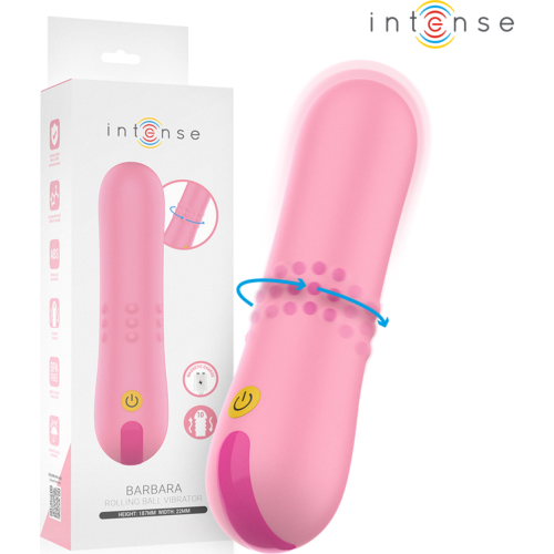 Wibrator INTENSE BARBARA z perełkami obrotowymi