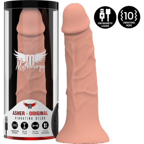Dildo Mythology Asher S z wibratorem