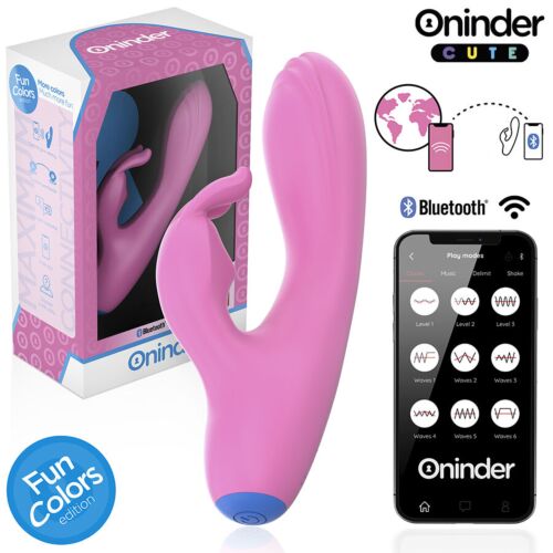 Wibrator ONINDER CUTE LOVE BUNNY z aplikacją