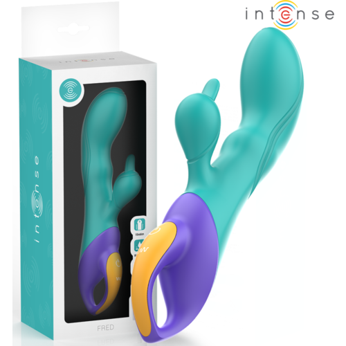 Wibrator Rabbit INTENSE FRED z podwójną stymulacją
