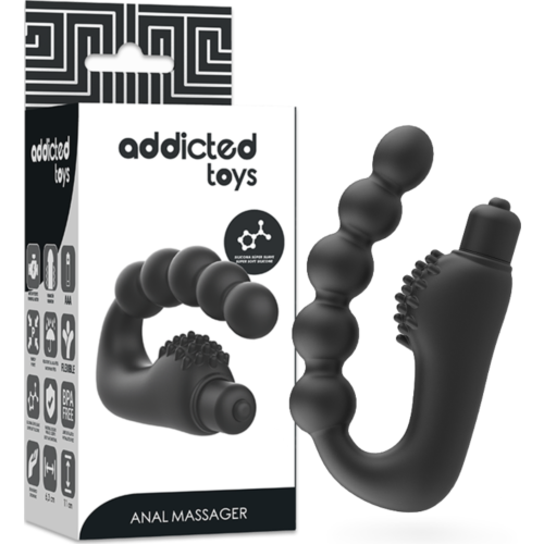 Masażer anal ADDICTED TOYS z wibracjami