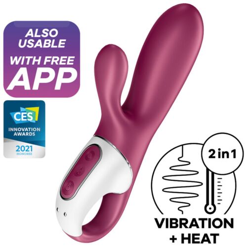 Wibrator SATISFYER Hot Bunny z aplikacją do kontroli