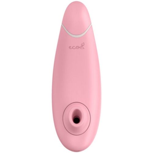 Ssący stymulator łechtaczki WOMANIZER Premium Eco, 12 poziomów, różowy