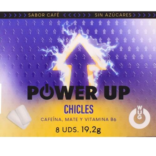 Chicle WUG GUM POWER UP z przykładem aromatu kawowego