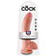 Dildo KING COCK 9 | Realistyczne doznania z mocną przyssawką