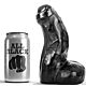 Dildo All Black Realistic Dong 17 cm
