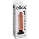 Dildo wibracyjne KING COCK 15,24 cm realistyczne
