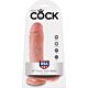 Dildo KING COCK 20.3 cm z kulkami i silną przyssawką