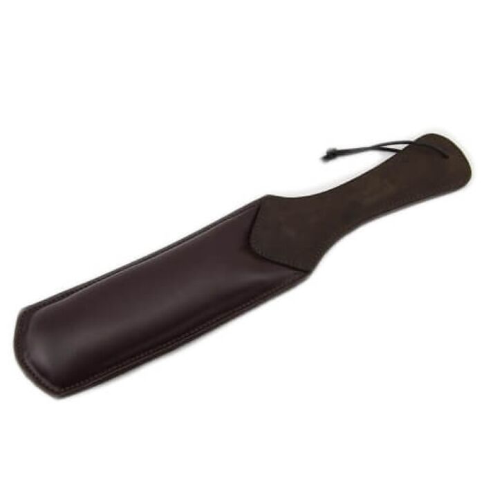 Wand Bound Nubuck Leather Padded Paddle z dwoma stronami Wand Bound Nubuck Leather Padded Paddle z dwoma stronami