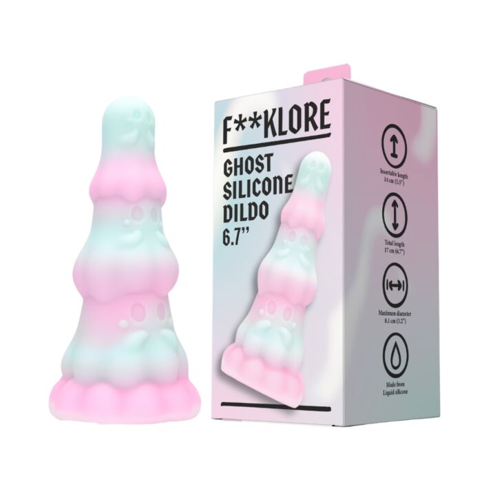 Dildo F**kLore Ghost | Spooky design w pastelowych kolorach Dildo F**kLore Ghost | Spooky design w pastelowych kolorach