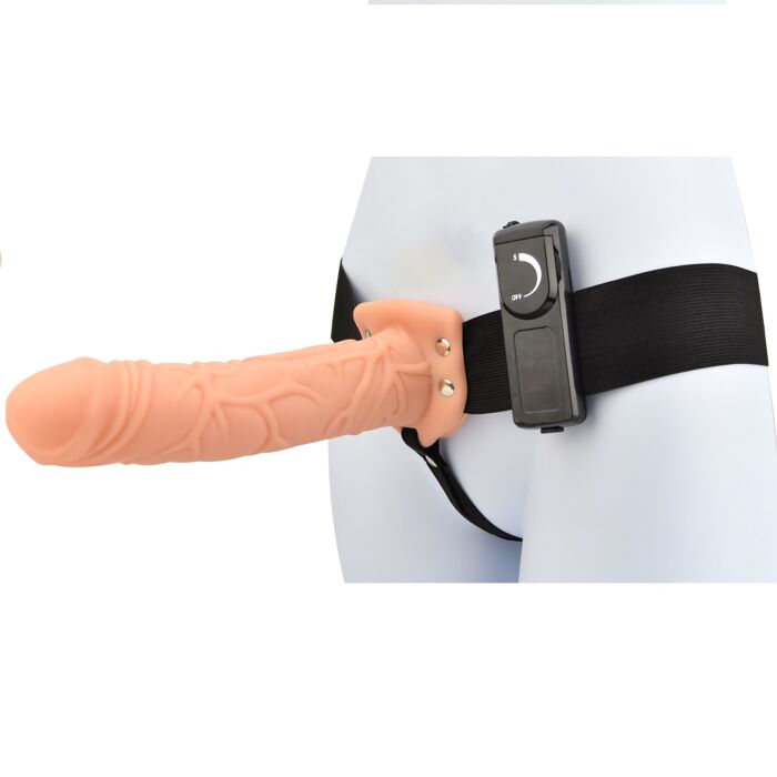 Dildo Loving Joy 8 Inch z wibracjami i arnesem Dildo Loving Joy 8 Inch z wibracjami i arnesem
