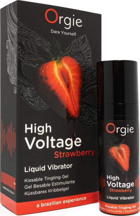 Gel pobudzający Orgie High Voltage - smak truskawki