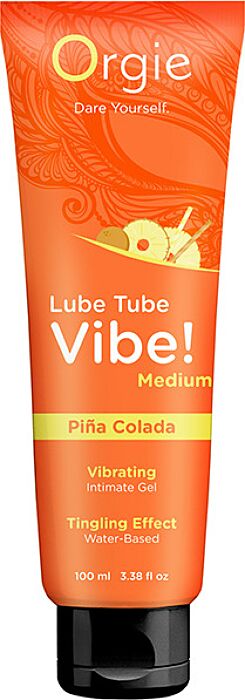 Gel intymny Orgie LUBE TUBE VIBE PIŃA COLADA z efektem wibracji