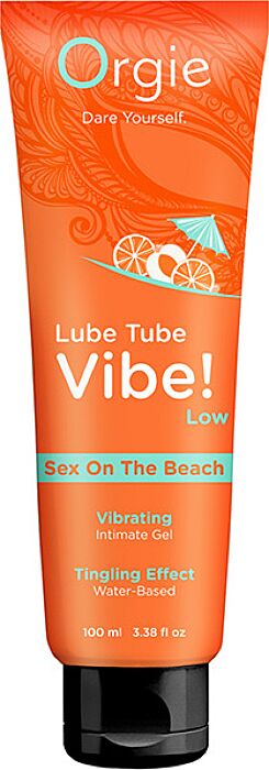 Żel intymny Orgie LUBE TUBE VIBE SEX ON THE BEACH z efektem wibracji Żel intymny Orgie LUBE TUBE VIBE SEX ON THE BEACH z efektem wibracji