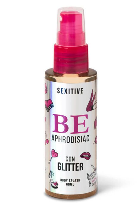 Bruma Afrodisíaca Be Body Splash SEXITIVE z brokatem Bruma Afrodisíaca Be Body Splash SEXITIVE z brokatem