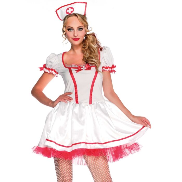 Kostium Leg Avenue Naughty Nurse z dodatkiem do fryzury Kostium Leg Avenue Naughty Nurse z dodatkiem do fryzury