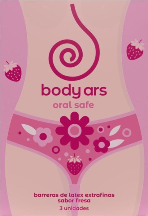 Bariera Oralna Body Ars Oral Safe z smakiem truskawki Bariera Oralna Body Ars Oral Safe z smakiem truskawki