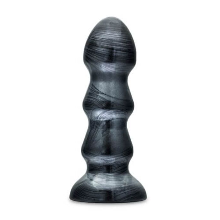 Plug analny Blush Novelties Jet Black Jack Large Ribbed Plug analny Blush Novelties Jet Black Jack Large Ribbed