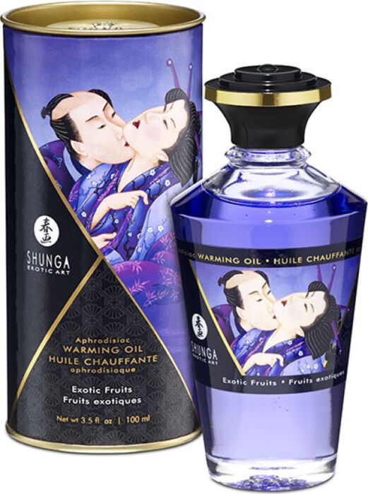 Olejek do masażu Shunga z efektem ciepła 100 ml