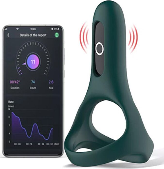 Pierścień wibracyjny Magic Motion Rise z wymienną balitą