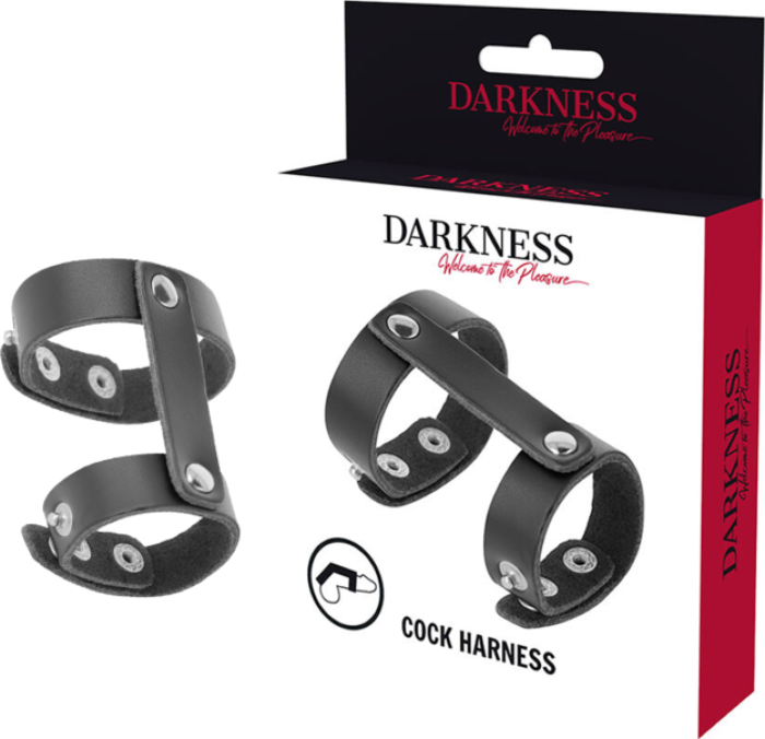 Pierścień Dwukolorowy ze Skóry Sztucznej