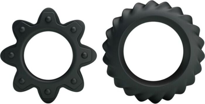 Zestaw 2 pierścieni na penisa BAILE FOR HIM