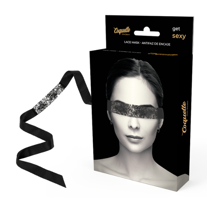 Maska Bondage Coquette Chic Desire z koronką