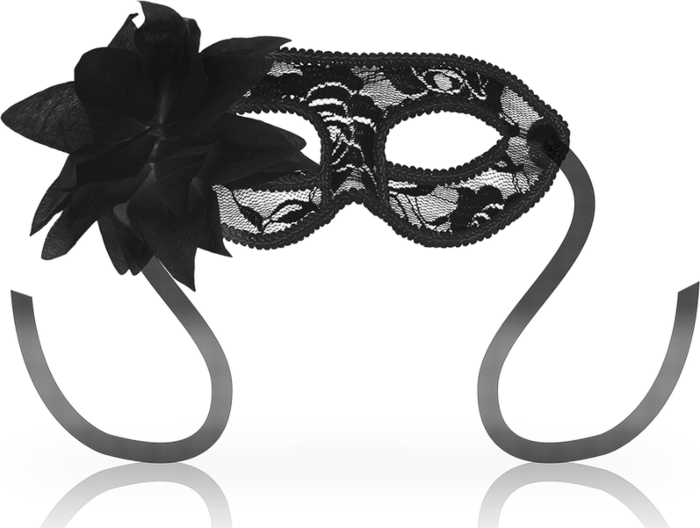 Mask Floral Noir