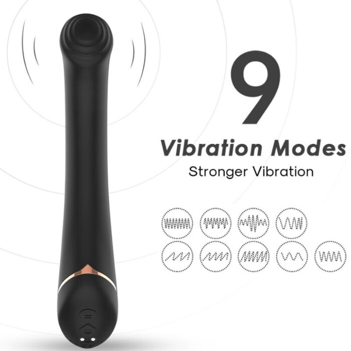Wibrator ARMONY FALT HEAD z ergonomicznym kształtem Wibrator ARMONY FALT HEAD z ergonomicznym kształtem
