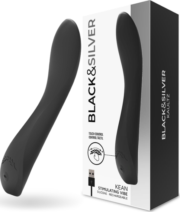Black & silver kean vibrador touch control Black & silver kean vibrador touch control