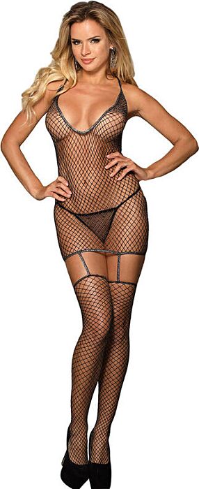 Bodystocking Sublime 951955 - Lśniąca Rejstka