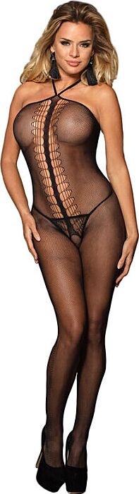 Bodystocking SUBBLIME Halter Czarne Erotyczne Bodystocking SUBBLIME Halter Czarne Erotyczne