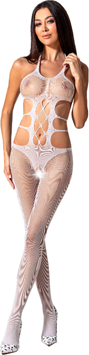 Bodystocking Passion Woman BS084 - Seksowna biel