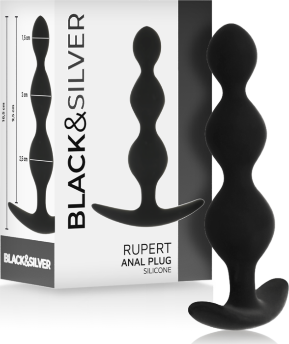 Kulki analne BLACK&SILVER Rupert 5-elementowe Kulki analne BLACK&SILVER Rupert 5-elementowe
