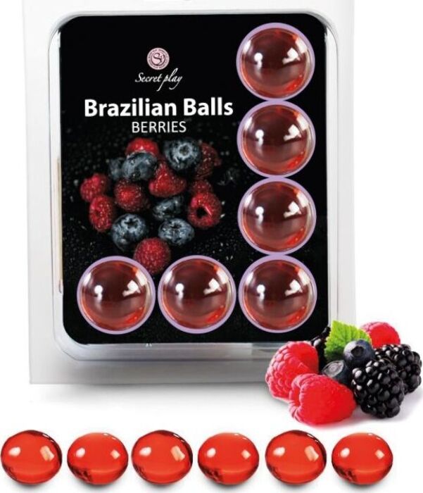 Bolas Brazilian Balls SECRETPLAY z aromatem owoców leśnych