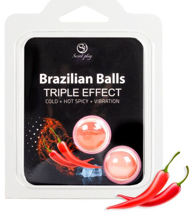 Kulki Brazilian Balls SECRETPLAY - 3 efekty w 1