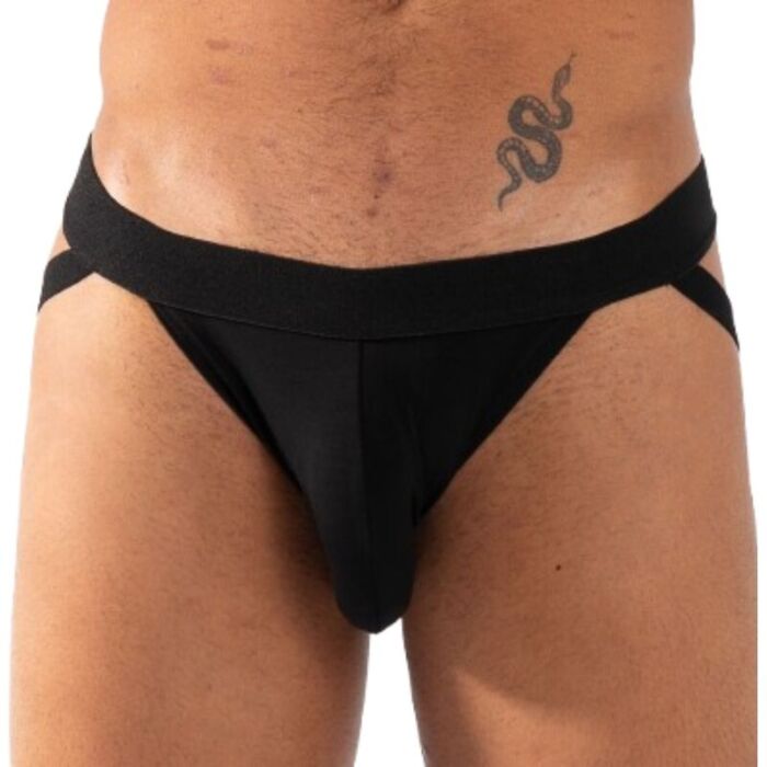 Jockstrap BURN BURN - 011 DOUBLE BLACK Jockstrap BURN BURN - 011 DOUBLE BLACK
