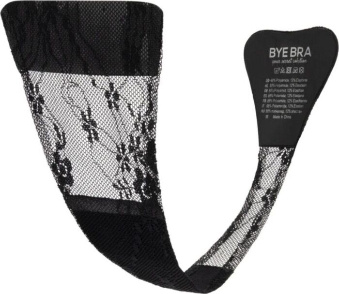 BYE-BRA - ADHESIVE THONG LACE BLACK ONE SIZE BYE-BRA - ADHESIVE THONG LACE BLACK ONE SIZE