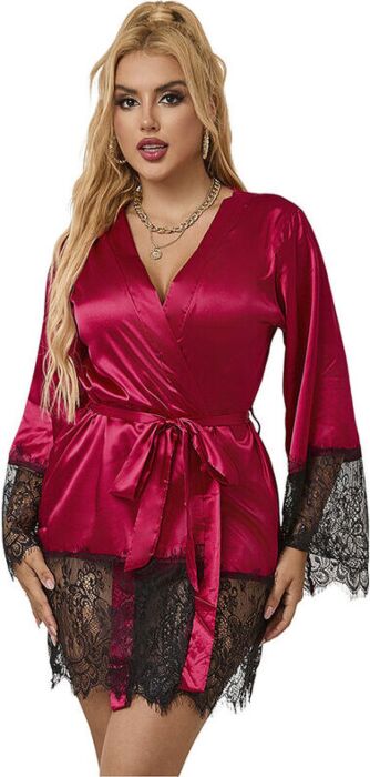 Camisón Elegante SUBBLIME Czerwony S/M | Lingerie