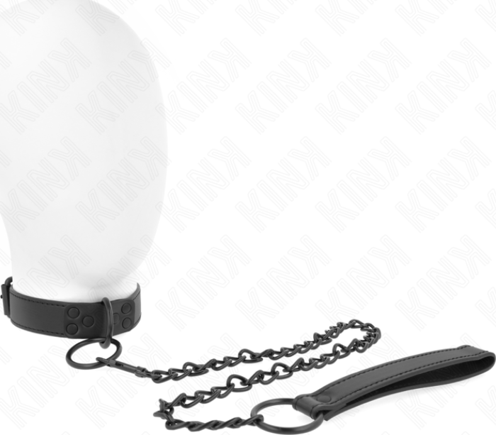 Collar z linką KINK 65 cm - Elegancja i kontrola