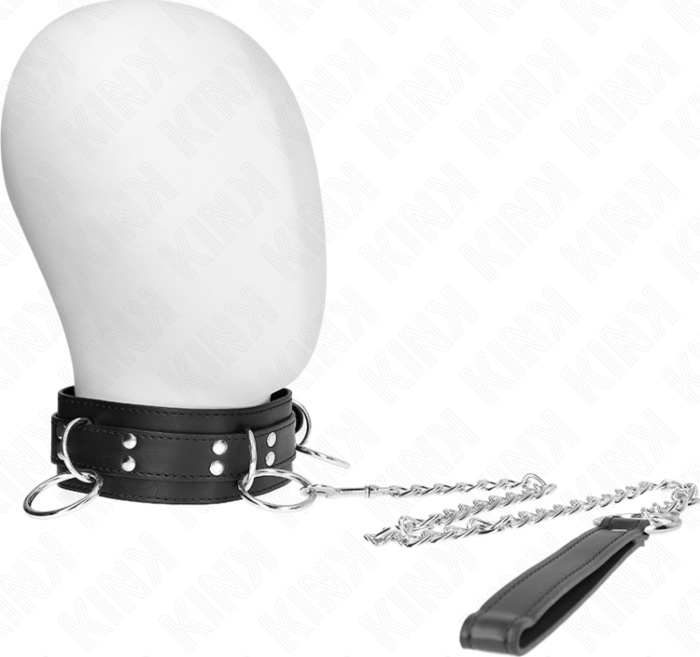 Collar z linką KINK 80 cm - Elegancja i kontrola