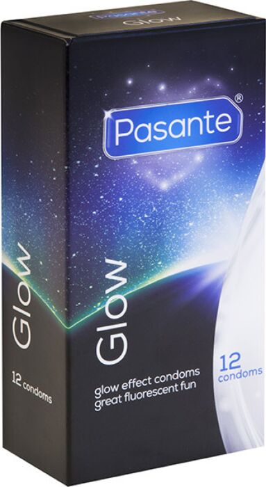 Prezerwatywy PASANTE Glow 12 szt. świecące