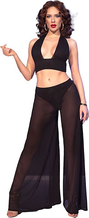 Zestaw CHILIROSE CR 4857 - Seksowna Lingerie w Czerni Zestaw CHILIROSE CR 4857 - Seksowna Lingerie w Czerni