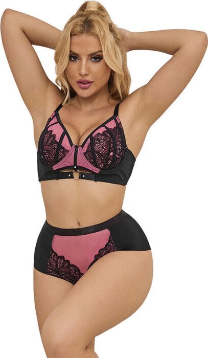 Zestaw Lingerie SUBBLIME 955588 Różowy Mistrzowskie Detale