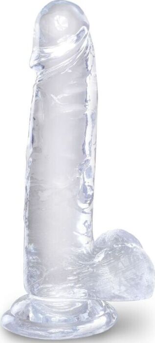 Dildo realistyczne KING COCK Clear 15,2 cm