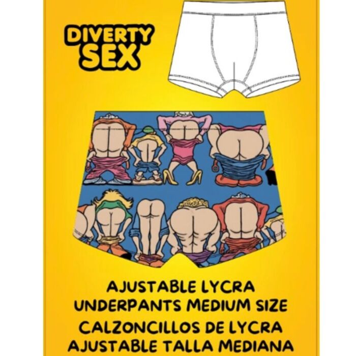 Bokserki Diablo Picante Small Size Butts z oryginalnym nadrukiem Bokserki Diablo Picante Small Size Butts z oryginalnym nadrukiem