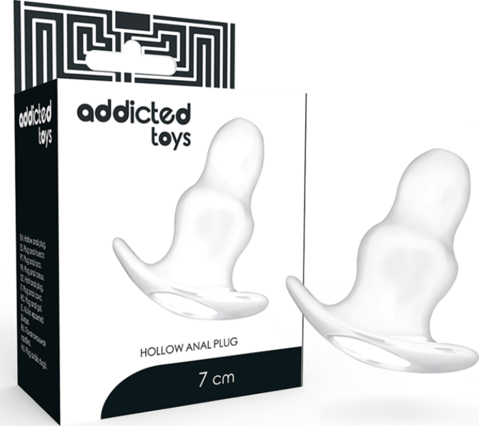 Dilatador anal Addicted Toys 7 cm z dwoma anilami Dilatador anal Addicted Toys 7 cm z dwoma anilami